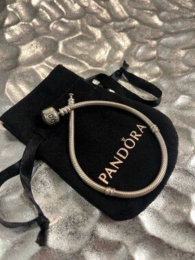 Pandora Moments Barrel Clasp Snake Bracelet